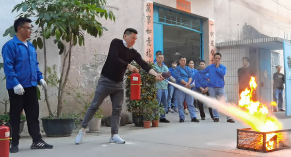 2021冬季消防演練總結|廣有五金&東莞合頁